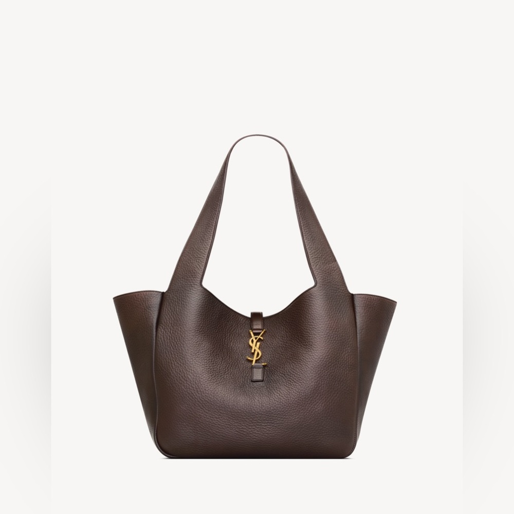 Yves Saint Laurent Bea YSL Tote Bag in Deer Leather
